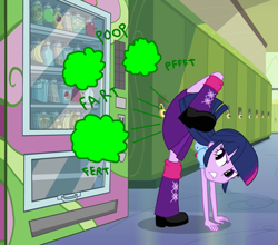 Size: 1189x1048 | Tagged: safe, derpibooru import, twilight sparkle, equestria girls, 1000 hours in ms paint, fart, fart noise, female, ms paint, op is a cuck, solo, vending machine