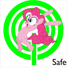 Size: 809x763 | Tagged: safe, artist:sbs dwc, pinkie pie, earth pony, pony, female, mare, meta, pink coat, solo