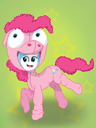 Size: 772x1034 | Tagged: safe, artist:thejakevale, pinkie pie, oc, earth pony, pony, clothes, simple background, suit