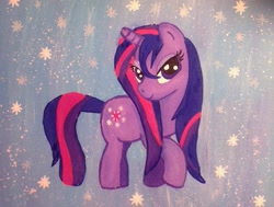 Size: 2423x1836 | Tagged: safe, artist:hippocorndesigns, derpibooru import, twilight sparkle, solo, traditional art