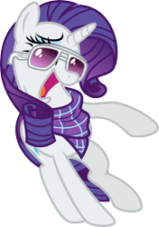 Size: 3841x5443 | Tagged: safe, artist:osipush, rarity, pony, unicorn, alternate gender counterpart, bandana, simple background, solo, sunglasses, swoon, transparent background, vector