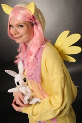 Size: 784x1181 | Tagged: safe, artist:maishericostumes, fluttershy, human, clothes, cosplay, irl, irl human, photo, sweater, sweatershy