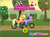 Size: 644x482 | Tagged: safe, screencap, applejack, twilight sparkle, earth pony, pony, bicycle, biker, bootleg, flash game, incorrect leg anatomy, joy4girl, little pony bike racing, online game, race, rip-off, ripoff, seems legit, sweet apple acres, wat