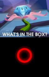 Size: 442x701 | Tagged: safe, derpibooru import, twilight sparkle, twilight sparkle (alicorn), alicorn, princess twilight sparkle (episode), season 4, exploitable meme, mystery box of plot importance, no pony, what's in the box?
