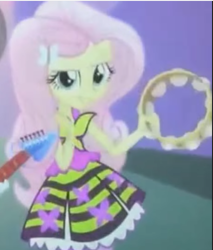 Size: 448x525 | Tagged: safe, fluttershy, equestria girls, rainbow rocks, clothes, female, pink hair, yellow skin