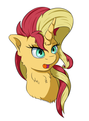 Size: 1400x1900 | Tagged: safe, artist:coldtrail, sunset shimmer, pony, unicorn, chest fluff, female, mare, simple background, solo, transparent background