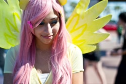 Size: 2048x1366 | Tagged: safe, artist:gigglefarts, fluttershy, human, cosplay, irl, irl human, photo