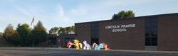 Size: 5067x1598 | Tagged: safe, derpibooru import, apple bloom, applejack, rainbow dash, rarity, scootaloo, sweetie belle, pony, hoffman estates, illinois, irl, lincoln prairie school, photo, ponies in real life