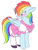 Size: 515x684 | Tagged: safe, artist:fizzy-dog, derpibooru import, rainbow dash, pegasus, pony, :t, blushing, bow, clothes, puffy cheeks, rainbow dash always dresses in style, sailor uniform, school uniform, schoolgirl, socks, solo, tsunderainbow, tsundere, zettai ryouiki