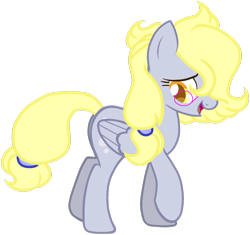 Size: 1280x1202 | Tagged: safe, artist:peep-dis, derpy hooves, alternate hairstyle, alternate universe, simple background, solo, transparent background