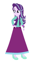 Size: 376x670 | Tagged: safe, artist:starman1999, starlight glimmer, equestria girls, clothes, long skirt, skirt, solo