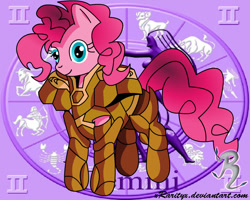 Size: 900x720 | Tagged: safe, artist:king-shoutmon, pinkie pie, earth pony, pony, female, gemini, mare, pink coat, solo