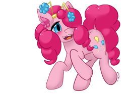 Size: 6001x4474 | Tagged: safe, artist:mimtii, pinkie pie, earth pony, pony, absurd resolution, antenna, solo