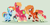 Size: 1196x604 | Tagged: safe, artist:everythingf4ngirl, derpibooru import, big macintosh, rainbow dash, oc, oc:crimson breeze, oc:sunrise flash, oc:velvet crisp, earth pony, pegasus, pony, alternate design, baby, baby pony, base used, coat markings, colt, female, filly, green background, male, offspring, parent:big macintosh, parent:rainbow dash, parents:rainbowmac, rainbowmac, redesign, shipping, simple background, stallion, straight, unshorn fetlocks