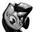 Size: 500x470 | Tagged: safe, anonymous artist, rarity, pony, unicorn, bust, grayscale, monochrome, portrait, solo, wip