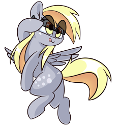 Size: 1709x1854 | Tagged: safe, artist:php69, derpy hooves, pegasus, pony, female, mare, simple background, smiling, solo, sunglasses, transparent background