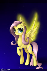 Size: 1024x1536 | Tagged: safe, artist:pxoenix2014, fluttershy, pegasus, pony, female, mare, pink mane, solo, yellow coat