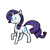 Size: 500x500 | Tagged: safe, artist:breadcipher, rarity, pony, unicorn, raised hoof, simple background, sketch, solo, transparent background