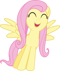 Size: 7000x8253 | Tagged: safe, artist:vulthuryol00, fluttershy, pegasus, pony, absurd resolution, simple background, singing, solo, transparent background, vector