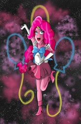 Size: 881x1345 | Tagged: safe, artist:kartoon12, pinkie pie, human, humanized, pony coloring, sailor moon, sailor scout, solo