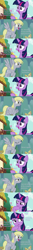 Size: 1280x9576 | Tagged: safe, artist:pony4koma, edit, edited screencap, screencap, derpy hooves, twilight sparkle, twilight sparkle (alicorn), alicorn, my little pony: the movie, comic, derpy's sacrifice, good end, muffin, screencap comic, that pony sure does love muffins