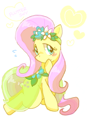 Size: 480x640 | Tagged: safe, artist:mido, fluttershy, pegasus, pony, clothes, pixiv, solo