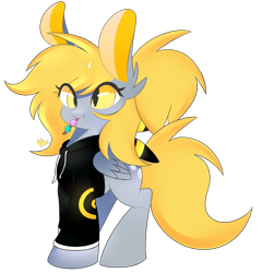 Size: 953x993 | Tagged: safe, artist:akita4ce, derpy hooves, pony, clothes, female, mare, mouth hold, simple background, solo, transparent background