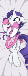 Size: 399x1067 | Tagged: safe, artist:theparagon, rarity, pony, unicorn, :p, :t, bathrobe, cheek squish, clothes, cross-eyed, cute, derp, female, floppy ears, looking back, mare, on side, plot, pwffzzt, raribetes, raspberry, robe, silly, silly face, silly pony, smiling, solo, squishy cheeks, tongue out, underhoof