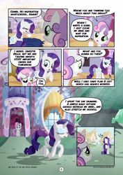 Size: 2894x4093 | Tagged: safe, artist:mister-saugrenu, rarity, sweetie belle, pony, unicorn, comic:art block, carousel boutique, comic