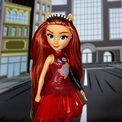 Size: 1000x1000 | Tagged: safe, sunset shimmer, better together, equestria girls, doll, hasbro, merchandise, official, ponied up, reboot series, solo, toy