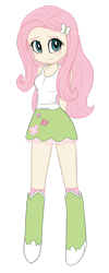 Size: 600x1499 | Tagged: safe, artist:hero-of-awesome, fluttershy, equestria girls, humanized, solo