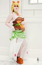 Size: 390x605 | Tagged: safe, artist:flying-fox, applejack, human, cosplay, irl, irl human, photo, solo