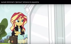 Size: 2100x1291 | Tagged: safe, screencap, sunset shimmer, equestria girls, bobby roode, caption, low quality, wwe, youtube, youtube link