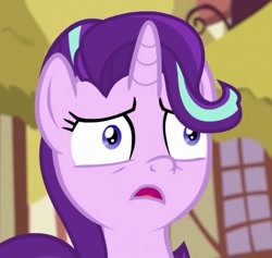 Size: 623x591 | Tagged: safe, screencap, starlight glimmer, pony, unicorn, student counsel, cropped, faic, female, great moments in animation, mare, reaction image