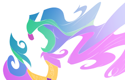 Size: 8000x5100 | Tagged: safe, artist:fluffyxai, princess celestia, alicorn, pony, absurd resolution, female, mare, minimalist, simple background, solo, transparent background, vector, wallpaper