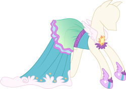 Size: 7970x5608 | Tagged: safe, artist:sugar-loop, princess celestia, alicorn, pony, canterlot boutique, absurd resolution, clothes, dress, mannequin, ponyquin, simple background, transparent background, tripping the light, vector
