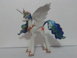 Size: 2560x1920 | Tagged: safe, artist:succubi samus, princess celestia, clay figure, cutie mark, irl, ornament, photo, profile, regalia, sculpture, solo