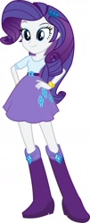 Size: 736x1830 | Tagged: safe, rarity, equestria girls, simple background, solo, vector, white background
