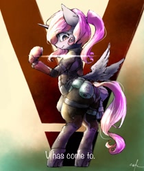 Size: 1074x1280 | Tagged: safe, artist:toki, princess celestia, alicorn, pony, ask snake luna, crossover, metal gear, metal gear solid, metal gear solid 5, solo