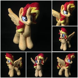 Size: 2000x2000 | Tagged: safe, artist:burgunzik, sunset shimmer, alicorn, pony, alicornified, irl, photo, plushie, race swap, shimmercorn, solo