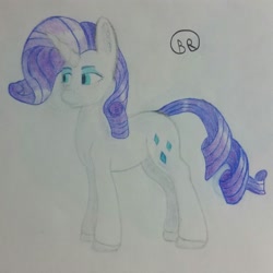 Size: 2236x2236 | Tagged: safe, artist:blastradiuss, rarity, pony, unicorn, solo, standing