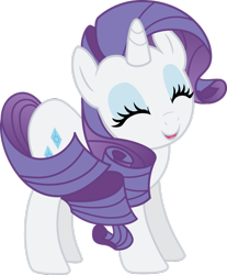 Size: 900x1088 | Tagged: safe, rarity, pony, unicorn, cute, eyes closed, raribetes, simple background, smiling, solo, transparent background, vector