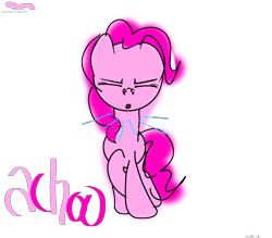 Size: 2226x1954 | Tagged: artist needed, safe, pinkie pie, earth pony, pony, female, mare, pink coat, pink mane, sneezing, wet