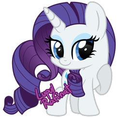 Size: 990x957 | Tagged: safe, artist:lupulrafinat, rarity, pony, unicorn, chibi, female, horn, mare, purple mane, solo, white coat