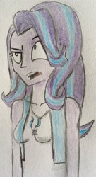 Size: 956x1752 | Tagged: safe, artist:captainedwardteague, starlight glimmer, equestria girls, solo, traditional art
