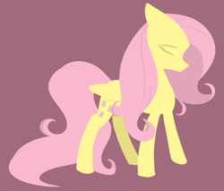 Size: 631x537 | Tagged: safe, artist:estrill, fluttershy, pegasus, pony, female, mare, pink mane, solo, yellow coat