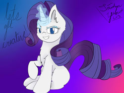 Size: 1024x768 | Tagged: safe, artist:jaidyn-fangtrap, rarity, pony, unicorn, magic, solo, telekinesis