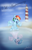 Size: 937x1463 | Tagged: safe, artist:jesterpi, derpibooru import, rainbow dash, pegasus, pony, 35th anniversary, anniversary, beach, cloud, cloudy, lighthouse, mist, ocean, reflection, water