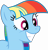 Size: 4817x4966 | Tagged: safe, artist:slb94, derpibooru import, rainbow dash, pegasus, pony, the lost treasure of griffonstone, absurd resolution, alternate hairstyle, manebow sparkle, simple background, solo, transparent background, vector