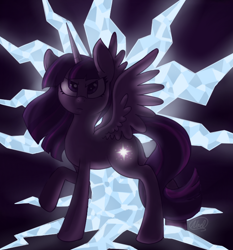 Size: 700x750 | Tagged: safe, artist:mc10215, derpibooru import, twilight sparkle, twilight sparkle (alicorn), alicorn, pony, princess twilight sparkle (episode), backlighting, female, mare, solo, tree of harmony